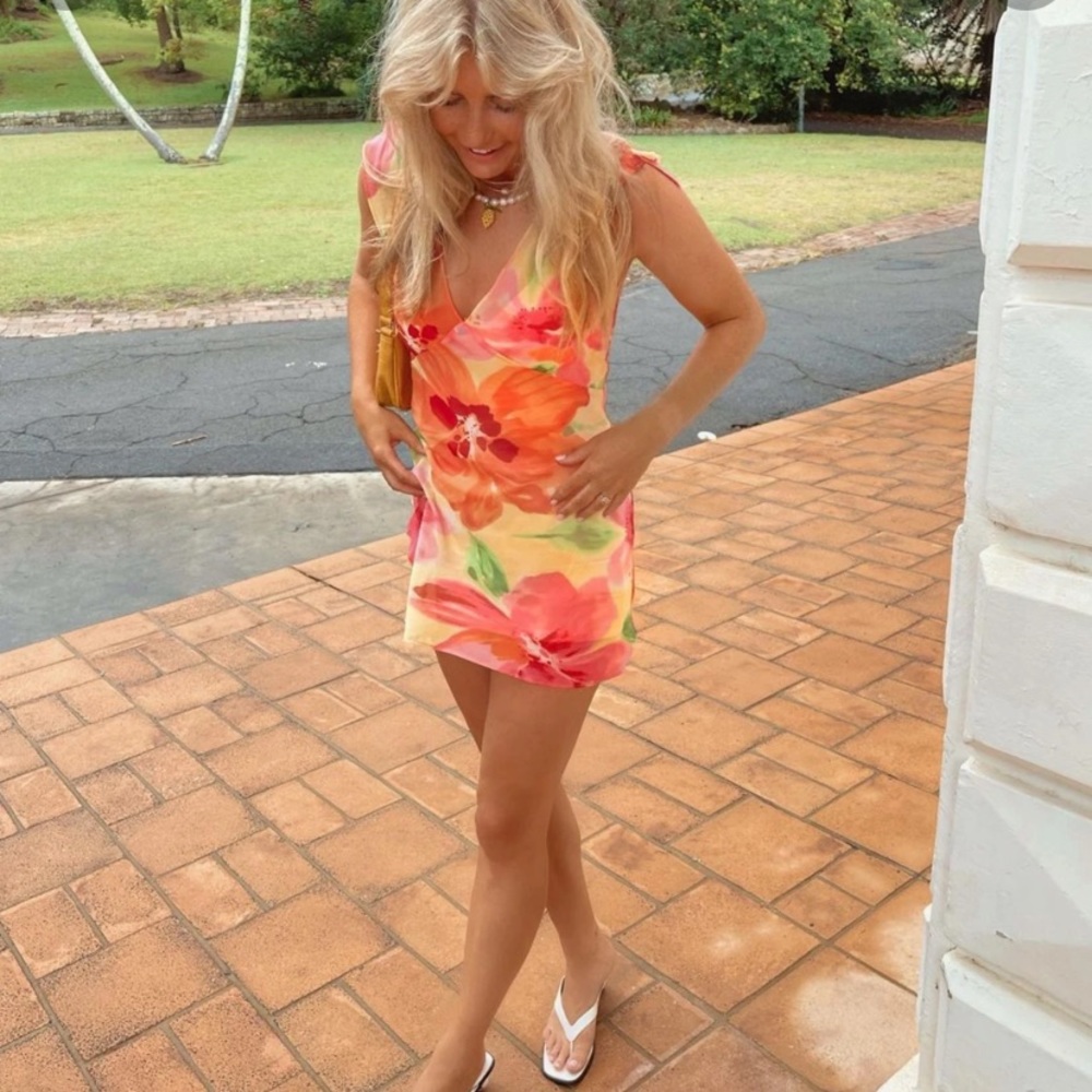 NWOT With Jean Lani Dress in Petunia
